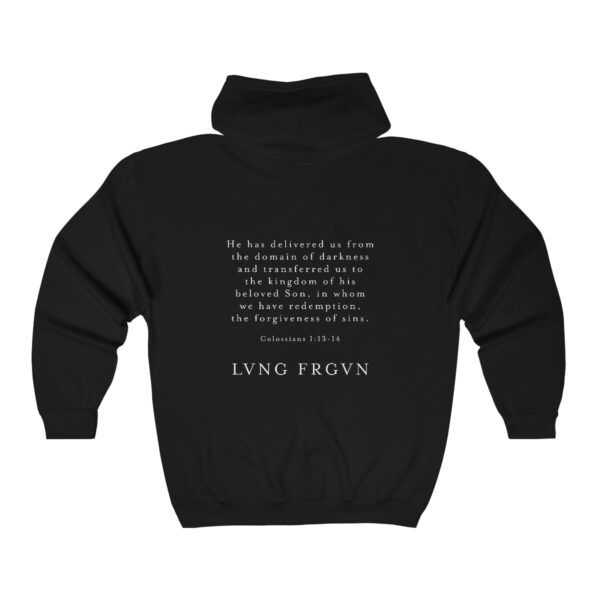 LVNG FRGVN Full Zip Hoodie - Image 2